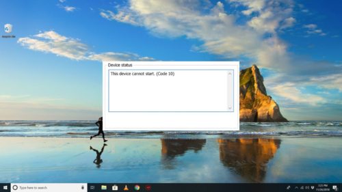 Fix Code 10 Error: “This Device Cannot Start” Issue