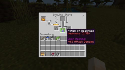 How to Make a Potion of Weakness in Minecraft