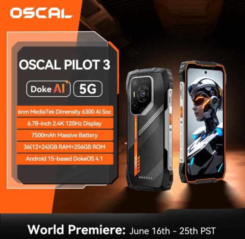 $110 off for Just 10 Days! The OSCAL PILOT 3 is Officially Launching Worldwide now!