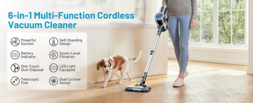 Cordless Vacuum Cleaner with Self-Standing Now on Amazon at 45% OFF