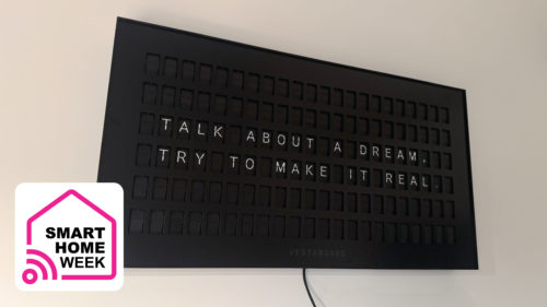 The Vestaboard smart display costs twice as much as my TV, but it works hard to justify the price