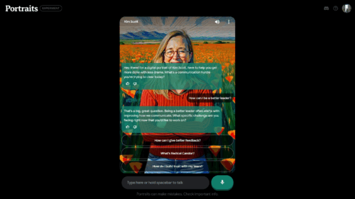 I tried Portraits: Google’s new way of turning real-life experts into your own personal AI life coach