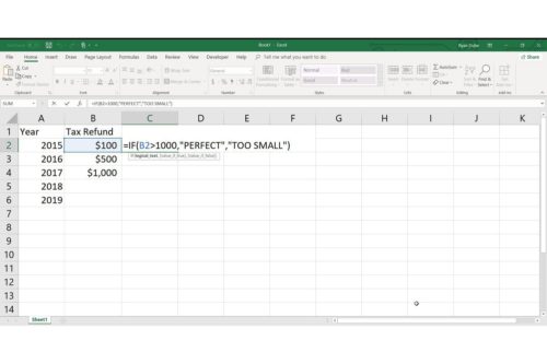 THEN Function in Excel