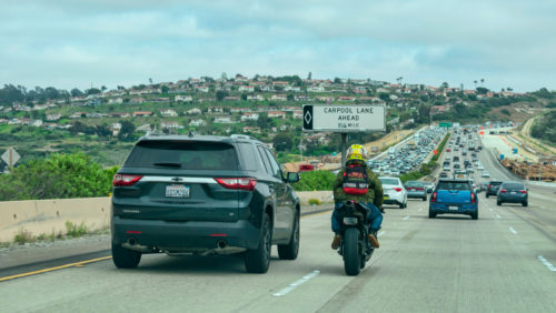 Can Motorcycles Ride In The Carpool Lane?