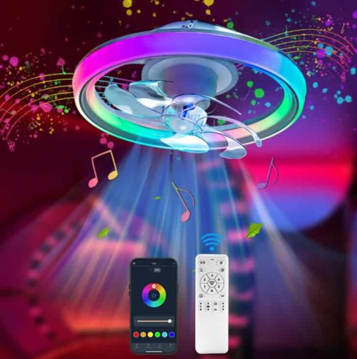 Elfeland 90W 48cm LED RGB Smart Ceiling Fan Review: Your All-in-One Climate, Light & Sound Hub