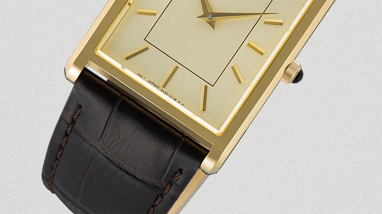 Seiko’s Maligned Affordable Tank Alternative Gets a Subtle but Effective Update