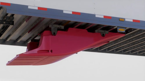 What Is The Big Plastic Scoop Under Some Semi-Trucks For?