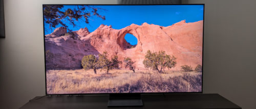 Samsung’s mid-range mini-LED TV is pretty good, but I’d opt for one of its better-priced rivals