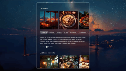 Perplexity can help you figure out where to eat, and book your table too
