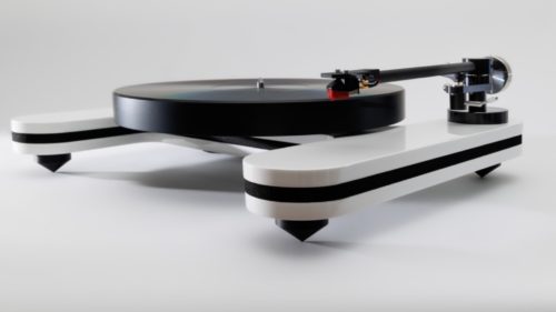 This impossibly cool turntable uses a removable disc instead of any visible controls – it’s a weird minimalist dream