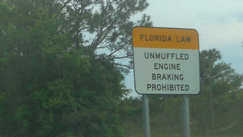 What Do ‘No Engine Brake’ Signs Mean?
