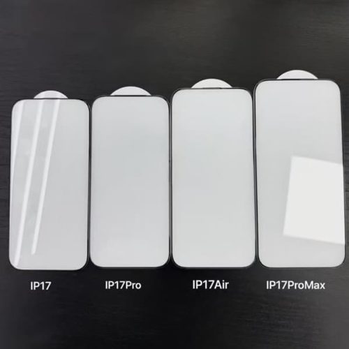 All iPhone 17 series phone films have been exposed: The screen size of the Air is between that of the Pro and Pro Max