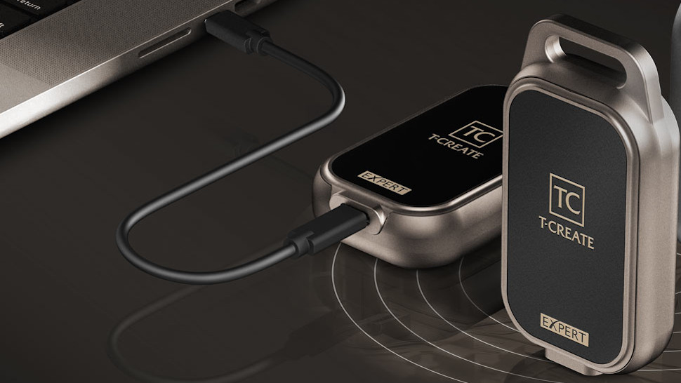 This external SSD is smaller than a credit card, and it’s impossible to lose… in theory