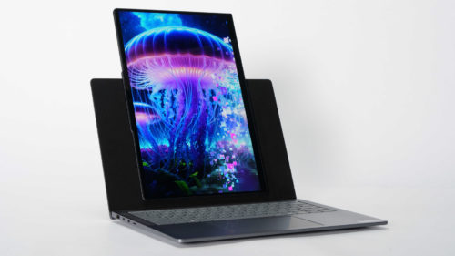 Lenovo shows off laptop with rotating screen – yes, it’s real, and so is that rumored self-adjusting notebook stand