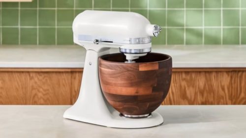 KitchenAid’s enormously popular wooden bowl stand mixer is back – and I think it looks better than ever