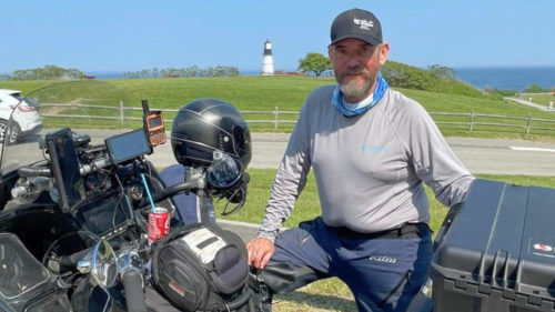 A Navy Vet Biker Rode This Motorcycle 125K Miles In 125 Days (And Still Isn’t Done)