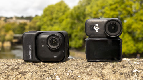 DJI Osmo Nano vs Insta360 Go Ultra: two tiny modular action cams compared
