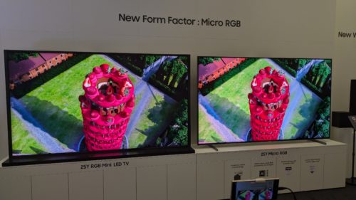 I saw Samsung’s micro-RGB next to a Hisense RGB mini-LED TV, and the future of TV has me excited