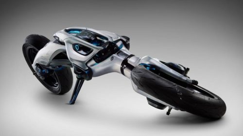 Yamaha’s Self-Balancing Motorcycle Prototype Can Pick Itself Up After Falling Over