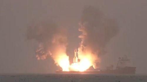 The World’s Biggest Solid-Propellant Rocket Has Successfully Launched For A Second Time