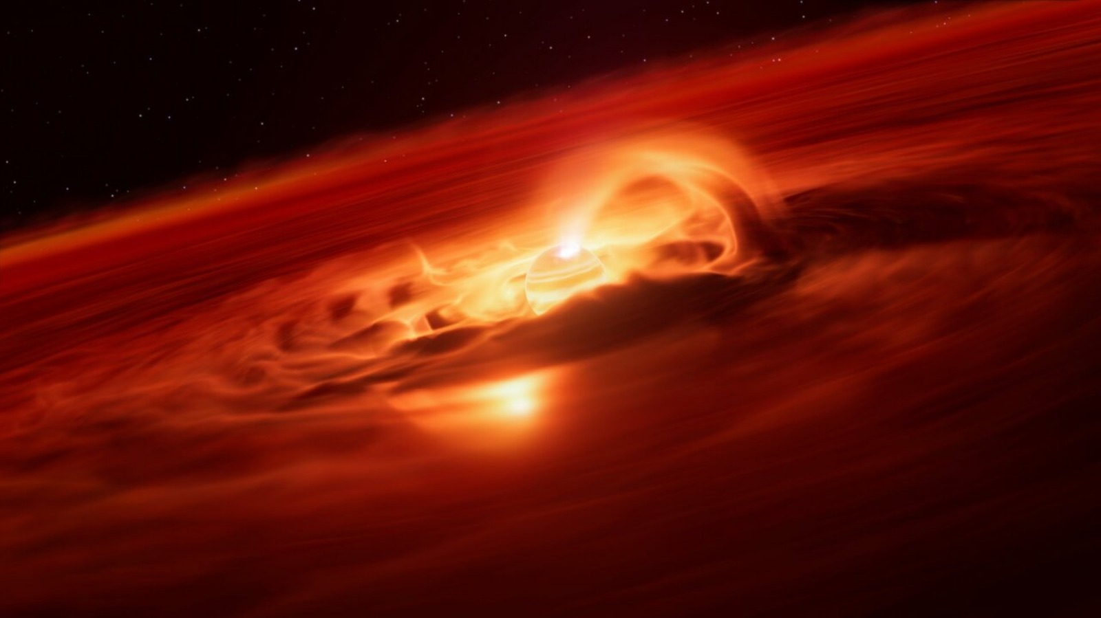 Scientists Spot The Hungriest Planet Ever (And It’s Eating Like Crazy)