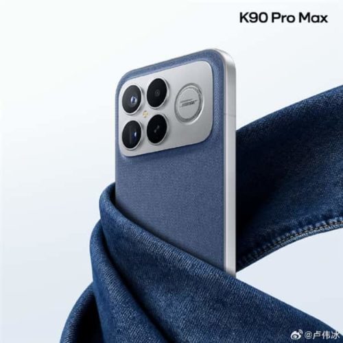 The denim body of Xiaomi REDMI K90 Pro Max has been unveiled: denim blue + third-generation technology nano leather