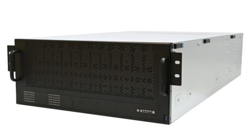 AIC’s SB407-VA server offers 70 hot-swappable bays supporting up to 3PB raw storage