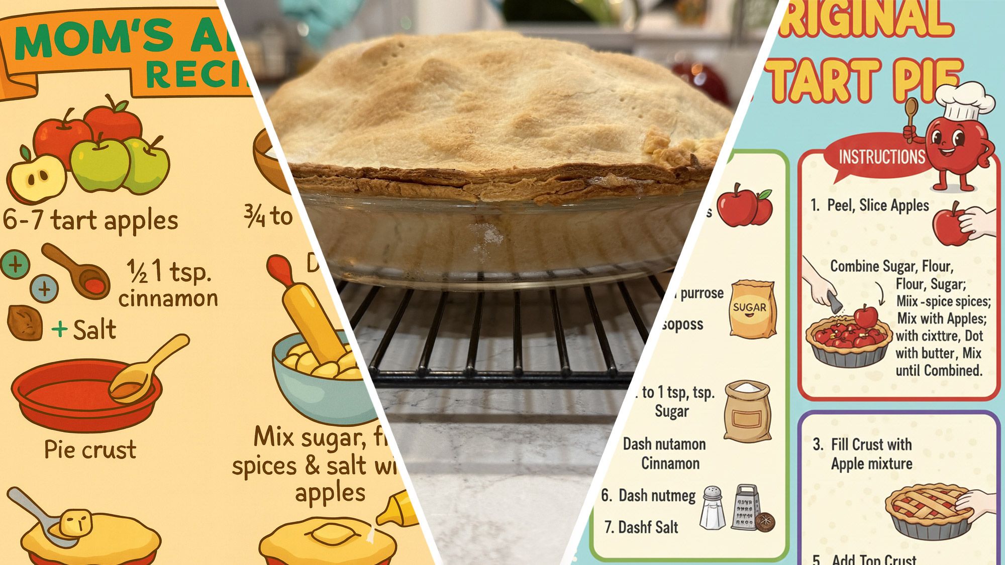 Sorry, ChatGPT and Gemini can’t improve on my mom’s handwritten Apple Pie recipe