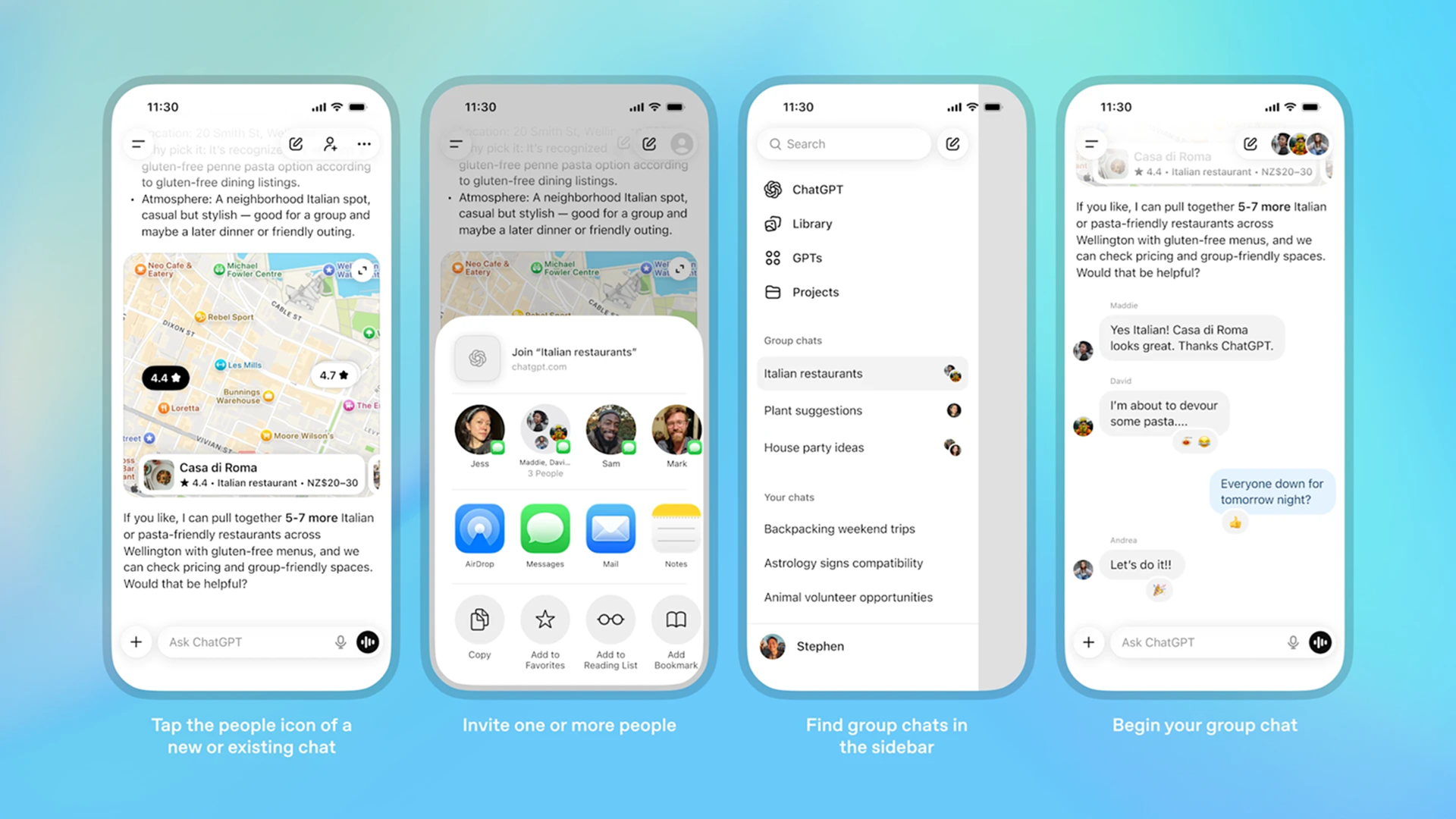 ChatGPT enters the group chat globally