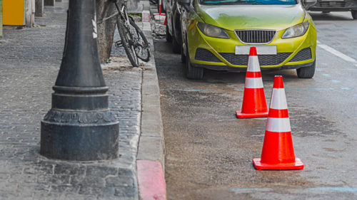 Using A Traffic Cone To Reserve A Public Parking Spot Is Both Illegal And A Jerk Move