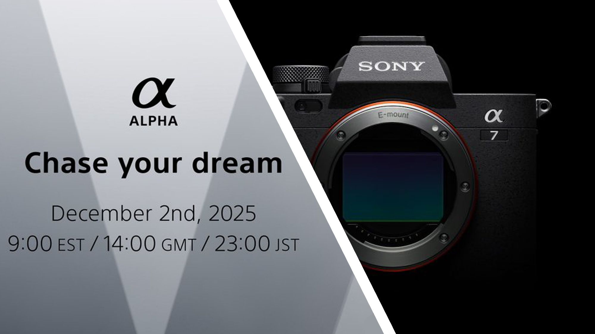 Sony A7 V leak gives us our first glimpse of imminent flagship camera – as Sony reveals launch date