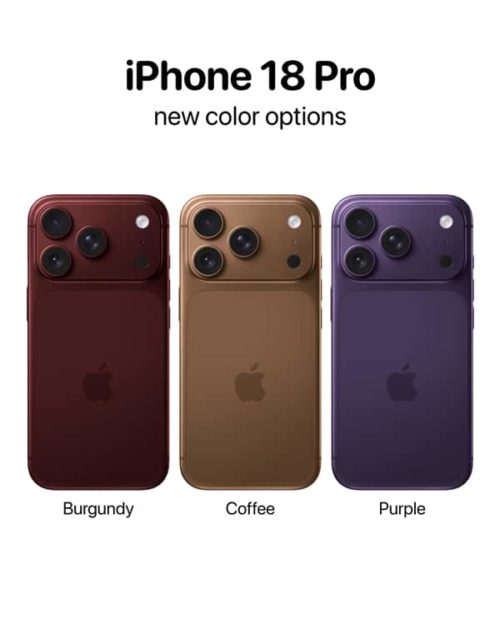 The Appearance of iPhone 18 Pro has been Revealed: a brand-new color option, Starry Orange, has been added