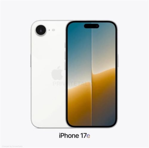 The Renderings of iPhone 17e have been Released: The upgraded dynamic island screen and the notch screen have become a swan song