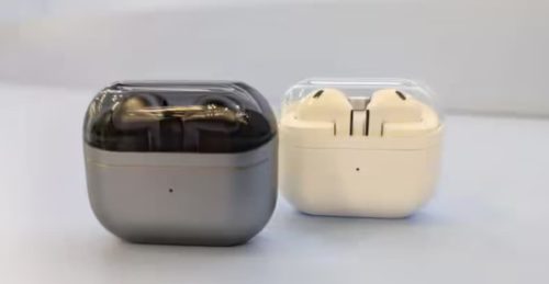 Samsung Galaxy Buds4 Headphones Exposed: Semi-in-ear design with metal grille