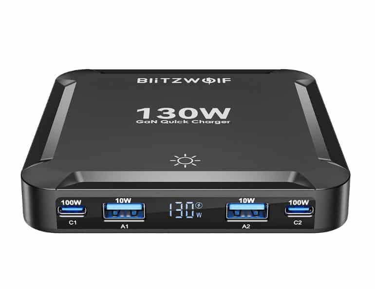 BlitzWolf BW-S32 130W 5-in-1 USB PD Digital Display Charger Review-Comprehensive Power for All Your Devices