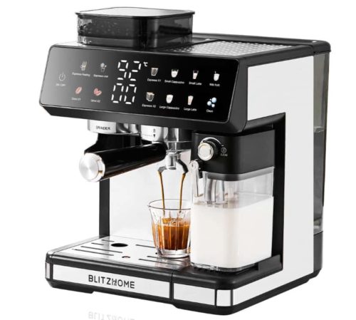 BlitzHome CM5710 All-in-One Espresso Coffee Machine Review— A Home Barista Powerhouse