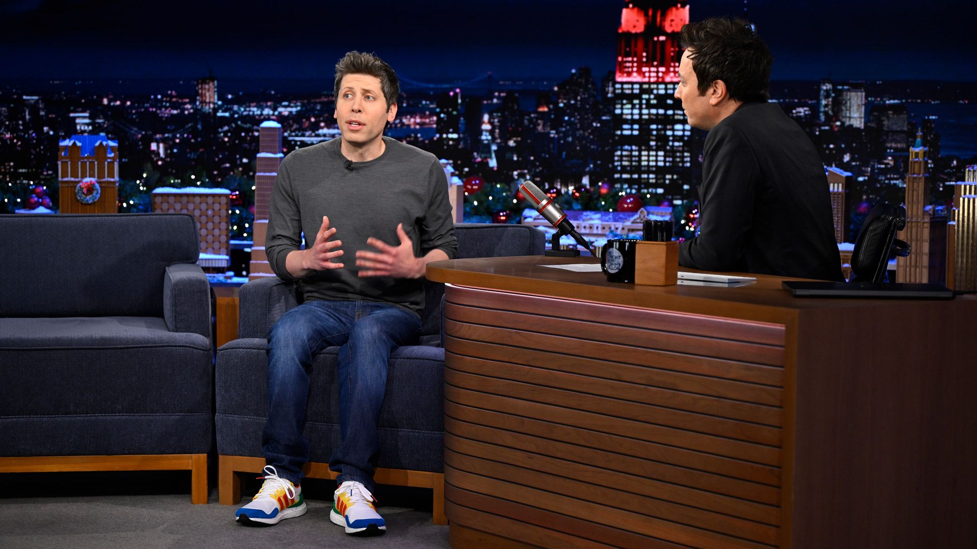 Sam Altman tells Jimmy Fallon that AI is the ‘equalizing force’ the world needs