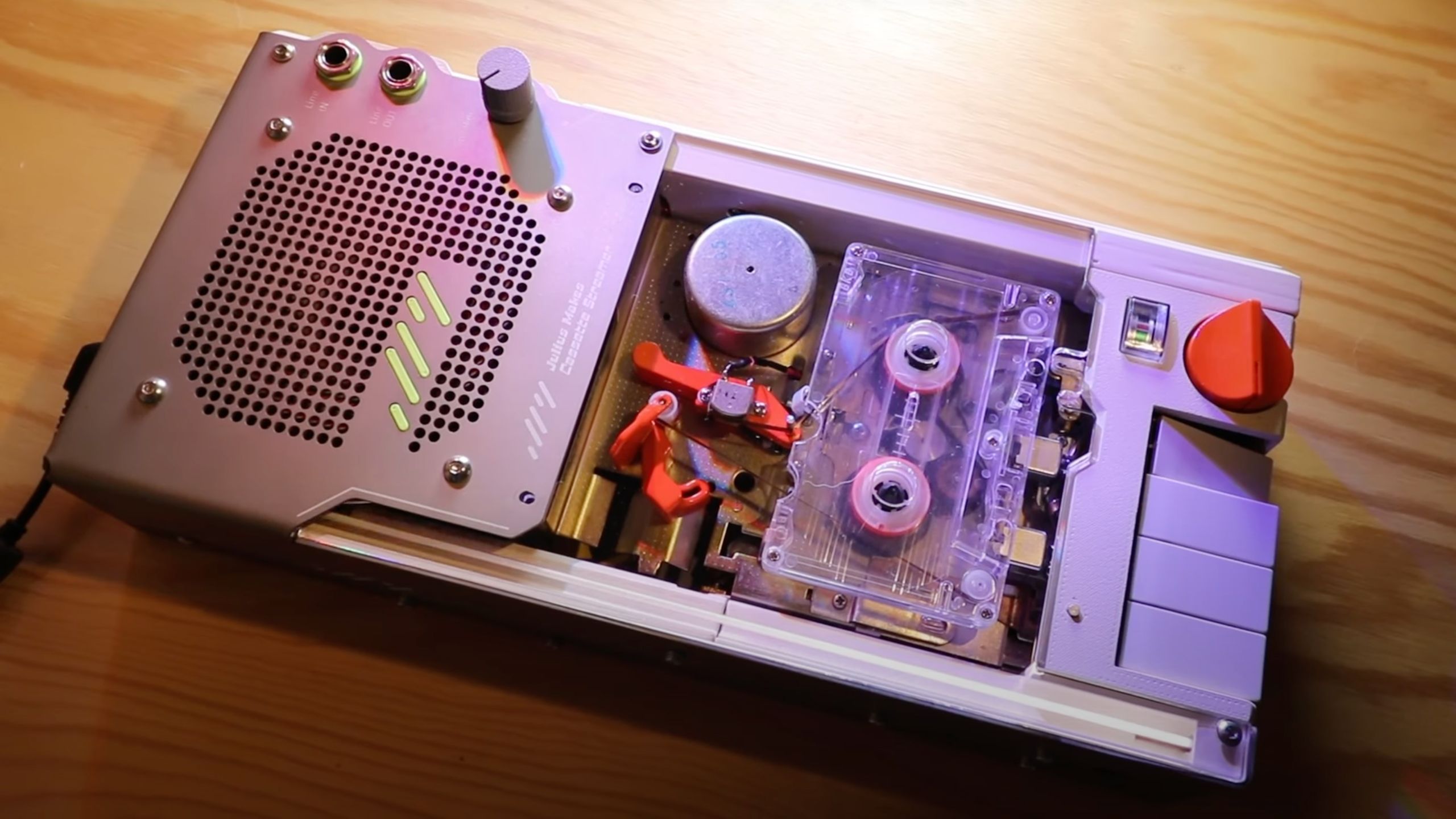 Wish your streaming music sounded more analog? Someone made a Bluetooth-to-cassette live converter, and it’s very cool