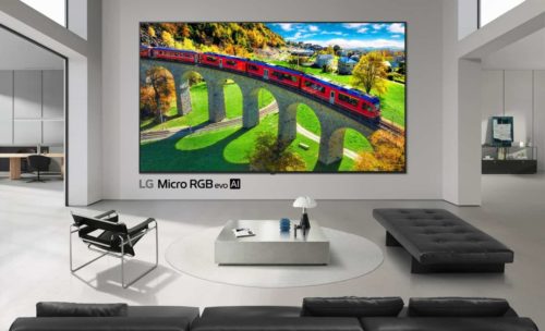 LG Electronics officially announced the release of its first flagship RGB TV, LG Micro RGB evo, at CES 2026
