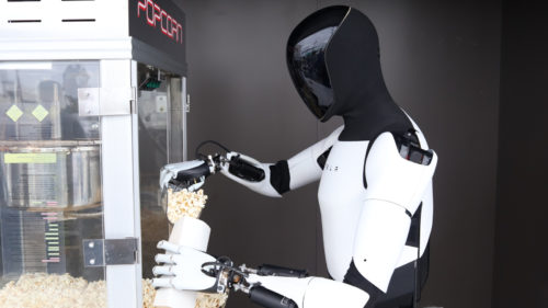 Tesla Robot Takes A Tumble After Teleoperator Crashes Out