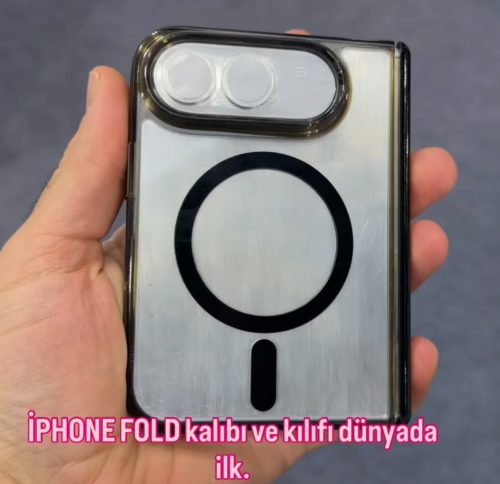 Metal mold for the first foldable iPhone “Fold” case has been Revealed