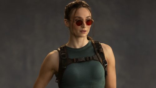 Amazon reveals perfect first photo of Sophie Turner as Lara Croft as filming on its Tomb Raider TV show begins