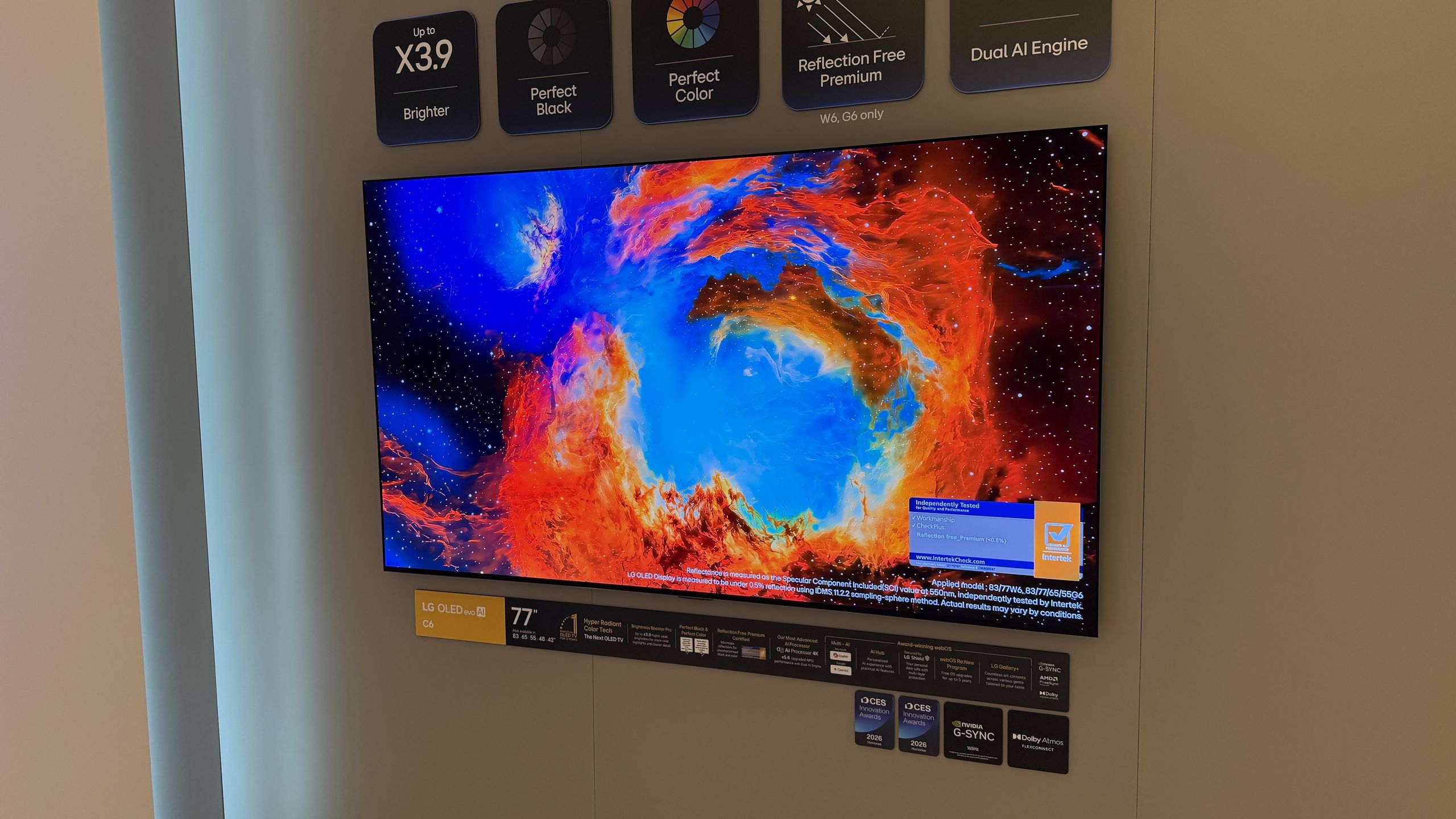 LG announces new OLED TVs at CES — brighter G6, the C6 splits in two, ultra-thin Wallpaper OLED, and the world’s first 4K 120Hz cloud gaming TVs