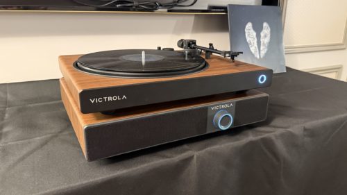 I heard, and felt, Victrola’s new ‘soundbase for turntables’ speaker — and this risky idea just might work