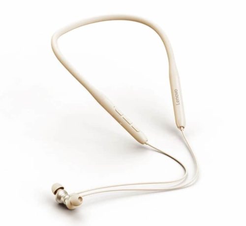 Lenovo E500 Neckband Earphone: Wireless Bluetooth 5.4, 18H Playtime, Sweat