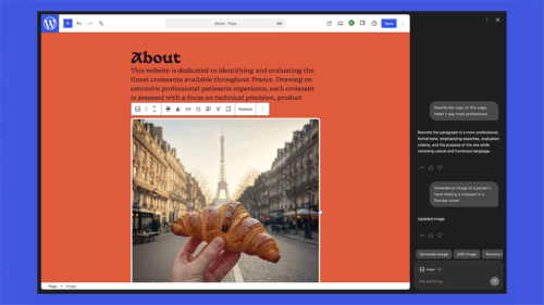 WordPress has a new AI assistant to help you build your dream website
