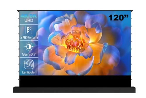 BlitzWolf BW-VS14 120 Inch Electric Floor Rising UST Projector Screen Review: The Ultimate Home Theater Experience for Ultra Short Throw Projectors