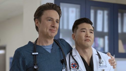 What is the release date for Scrubs season 10 episode 7 on Hulu and Disney+?