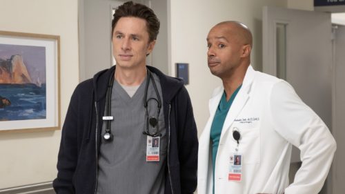 What is the release date for Scrubs season 10 episode 3 on Hulu and Disney+?