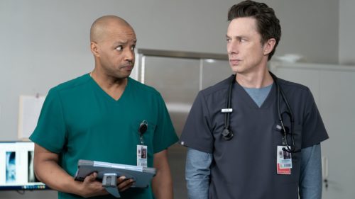 What is the release date for Scrubs season 10 episode 5 on Hulu and Disney+?
